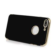 iPhone 7 Plus Case (5.5 inch) - Shockproof Soft TPU Rubber Skin Gel Bumper Case Splicing Electroplating Frame... N2
