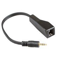 RELPER 2 Pack 3 RCA to RJ45 Balun Component Video and Audio Extender Over Cat5/6 Up to 600ft/200M N17