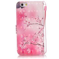 iPhone 6S Plus Case,iPhone 6 Plus Case,ikasus Glitter Diamond Colorful Painted PU Leather Flip Wallet Pouch Stand...