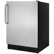 Summit ALB753BSSTB 24&quot; 5.5 cu.ft. ADA Compliant Compact Refrigerator with Adjustable Glass Shelves Automatic Defrost... N2