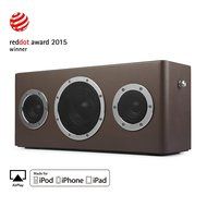 [Apple MFI Certified] GGMM M4 Leather Wireless Wi-Fi/Bluetooth/Multi-Room Play Speaker w/Rechargeable Battery... N7