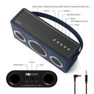 [Apple MFI Certified] GGMM M4 Leather Wireless Wi-Fi/Bluetooth/Multi-Room Play Speaker w/Rechargeable Battery... N9
