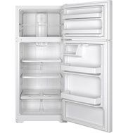 Ge REFRIGERATORS 2480950 15.5 Cu. ft. Top-Freezer Refrigerator, White, Reversible Door Swing N3