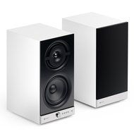 Raumfeld Stereo M Wireless Streaming Bookshelf Speakers (Pair, White) N5
