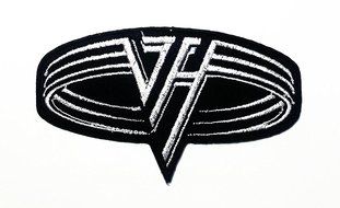 3.5x2 Inches VAN Halen Fuzzy Heavy Metal Rock Punk Music Band Logo Embroidered Patch By Botan
