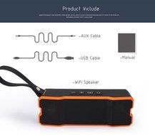 S8 Water Resistant Sporty Wi-Fi Speaker, 10W Dual High-Performance Acoustic Drivers, Amazing HiFi Stereo Sound... N4