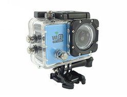 KingCool WiFi 12MP Full HD 1080P DVR Camcorder 2.0 inch 170 Degree Waterproof Sports Action Camera(Blue) N9