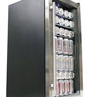 Whynter BR-125SD Beverage Refrigerator, Stainless Steel N2