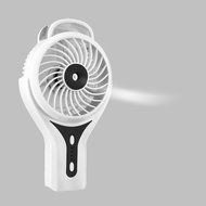 Handheld Fan Spray,SOONHUA 3 Modes Speed Rechargeable Mini Fan &amp; 2 Modes Cool Misting Humidifier for Home Office... N7