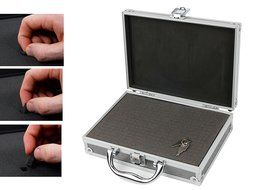 Protective Silver Aluminium Flight Case With Shock Absorbing D.I.Y Customizable Foam Interior - Compatible with... N5