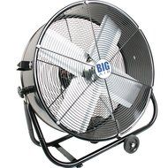 New Large Portable Floor Fan 24" Rolling Tilt Commercial Warehouse Gym