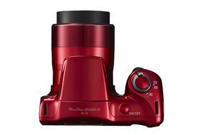 Canon PowerShot SX420 IS (Red) with 42x Optical Zoom and Built-In Wi-Fi N12