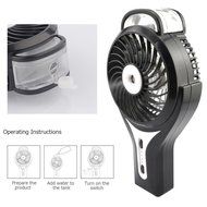 iKKEGOL Mini Portable Wireless Rechargeable Super Strong Wind Desk Fan W/ Rechargeable Battery - 3 Mode Wind Speed... N24