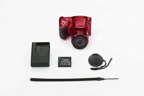 Canon PowerShot SX420 IS (Red) with 42x Optical Zoom and Built-In Wi-Fi N14
