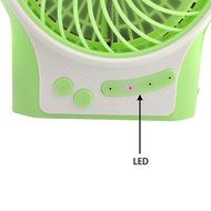 iKKEGOL Mini Portable Wireless Rechargeable Super Strong Wind Desk Fan W/ Rechargeable Battery - 3 Mode Wind Speed... N27