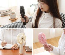 BH USB Mini Handheld Spray Fan, Humidifier Fan Rechargeable Portable Personal Cooling Mist Fan for Desktop Tabletop... N2