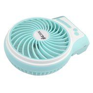 iKKEGOL Mini Portable Wireless Rechargeable Super Strong Wind Desk Fan W/ Rechargeable Battery - 3 Mode Wind Speed... N34