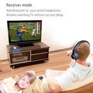 Avantree aptX LOW LATENCY Bluetooth Receiver and Transmitter 2-in-1, Wireless Adapter for Audio Source Home Speaker... N16