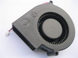 2 pcs Brushless DC Blower Fan 9733S 12V 2 Wires 97x97x33mm Sleeve-bearing Skywalking