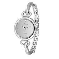 AutumnFall Women's Swarovski Crystal Accented Gold-Tone and Black Bangle Watch with Bracelet Set (609GB) N2