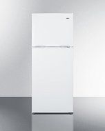 Summit FF1071W 24" Freestanding Top Freezer Refrigerator with 9.9 cu. ft. Capacity Frost-Free Operation Gallon... N3