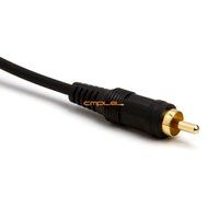 6ft Black Audio Cable 3.5mm Mono Male to RCA Mono Male Connectors N3