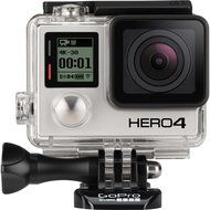 GoPro Hero4 Hero 4 12MP Full HD 4K 30fps 1080p 120fps Built-In Wi-Fi Waterproof Wearable Camera Black Adventure... N73