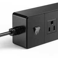 FlePow Portable Power Strip Surge Protector Travel Charger with 2 AC Plugs and 4 USB Charger Ports for iPhone,... N15