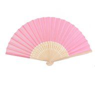 Chinese Folding Fan Retro Hand Fan Wedding Favors (White) N7