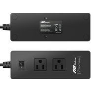 FlePow Portable Power Strip Surge Protector Travel Charger with 2 AC Plugs and 4 USB Charger Ports for iPhone,... N16