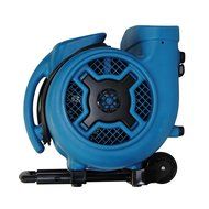 XPOWER P-800H 3/4 HP 3200 CFM 3 Speeds Professional Air Mover Careprt Dryer Fan with Telescopic Handle &amp; Wheels N2