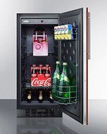 Summit FF1532BIF 15&quot; Compact Refrigerator with Automatic Defrost Adjustable Glass Shelves Digital Thermostat and... N4
