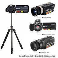 SEREE HDV-301 FHD 1080P Digital Video Camera Camcorder Night Vision Wide Angle Macro Fisheye Shooting 24MP 3 Inch... N22