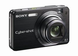 Sony Cybershot DSCW150/B 8.1MP Digital Camera with 5x Optical Zoom with Super Steady Shot (Black) N6