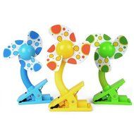 Aenmil&reg; High Quality Mini Baby Stroller Clip-on Fan Play Gyms Mini Clip-on Fan Multi Color Plastic Clip-on Stroller... N3