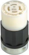 Leviton 2423 20 Amp, 250 Volt 3-phase, NEMA L15-20R, 3P, 4W, Locking Connector, Industrial Grade, Grounding -...