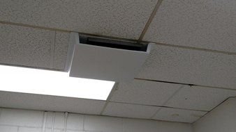 Elima-Draft Commercial Air Deflector Vent Cover for 24&quot; x 24&quot; Diffusers