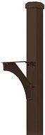 Salsbury Industries 4835BRZ Designer In-Ground Mounted Decorative Mailbox Post, Bronze by Salsbury Industries