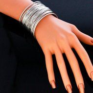 AutumnFall(TM) Fashion Women&#039;s Exaggerated Gypsy Plated gold bangles jewelry (Gold) N2