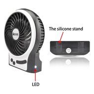 iKKEGOL Mini Portable Wireless Rechargeable Super Strong Wind Desk Fan W/ Rechargeable Battery - 3 Mode Wind Speed... N37