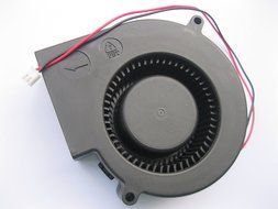 2 pcs Brushless DC Blower Fan 9733S 12V 2 Wires 97x97x33mm Sleeve-bearing Skywalking N2