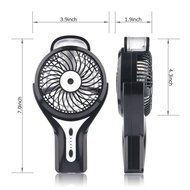 iKKEGOL Mini Portable Wireless Rechargeable Super Strong Wind Desk Fan W/ Rechargeable Battery - 3 Mode Wind Speed... N40