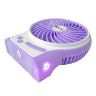 iKKEGOL Mini Portable Wireless Rechargeable Super Strong Wind Desk Fan W/ Rechargeable Battery - 3 Mode Wind Speed... N44