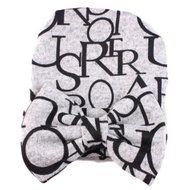 Newborn Baby Girls Toddler Stripe Hospital Cap Infant Comfy Bowknot Beanie Hat N9
