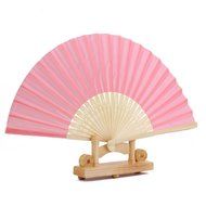 Chinese Folding Fan Retro Hand Fan Wedding Favors (White) N10