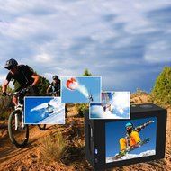1080P WIFI Sports Camera with 2.0Inch LTPS LCD 170 Degree Wide Angle Sport Action Camera Waterproof Cam DV Camcorder... N5