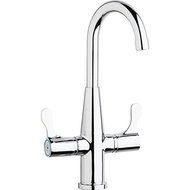ELKAY MANUFACTURING COMPANY Lead Law Compliant 2.5 GPM 2 Handle Lever One Hole Bar Faucet Chrome ELKD2223C by...