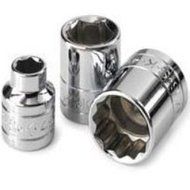 SK Hand Tool 41911 6 Point 1/4-Inch Drive Deep Socket, 11/32-Inch, Chrome by SK Hand Tool