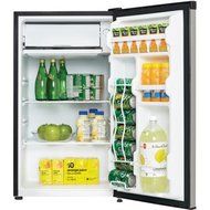 Danby Designer 3.2 cu ft Compact Refrigerator, Spotless /color: Silver/ Model:DCR032C1BSLDD N5