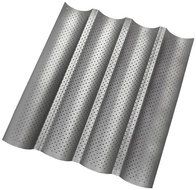 E.P 4PCS Non-stick Perforated Baguette Pan French Bread Mold Bake Pan, 2 Pack N2